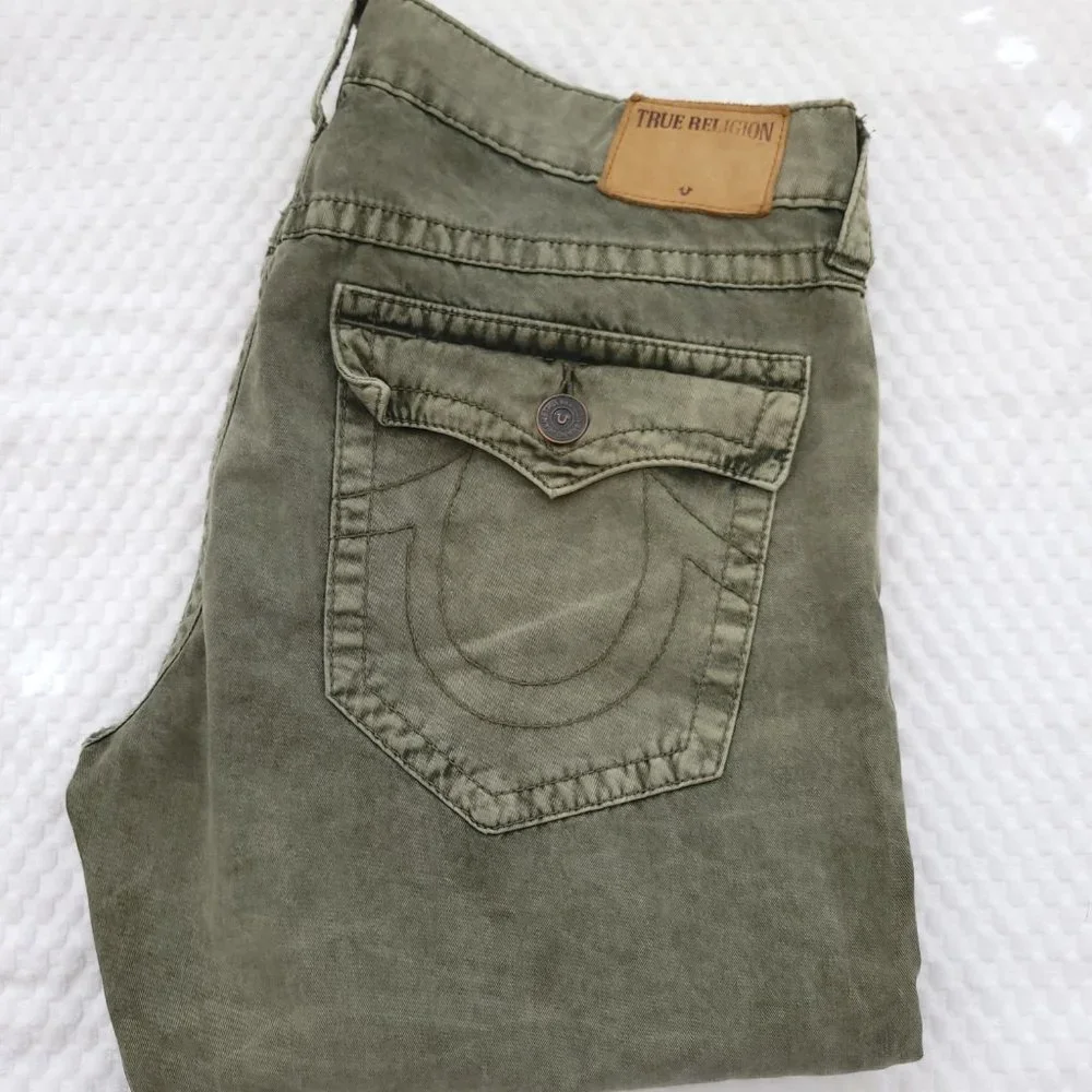 True Religion olive green